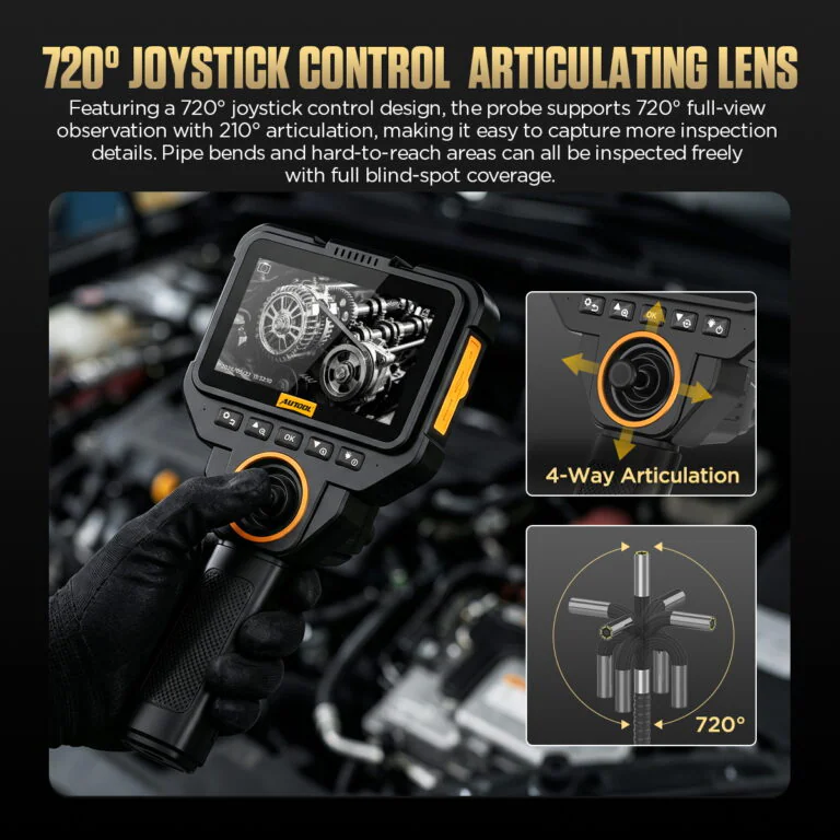 AUTOOL V82 Four-Way Articulating Borescope