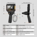 AUTOOL V86 2.8mm Two-Way Articulating Borescope
