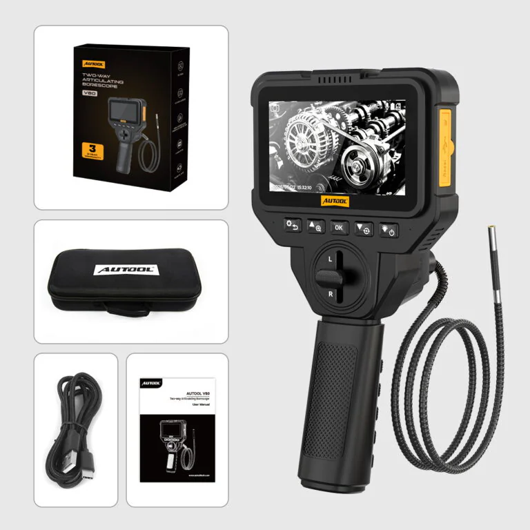 AUTOOL V80 Two-Way Articulating Borescope
