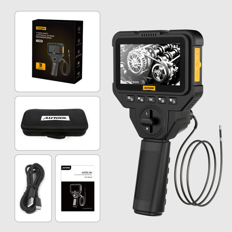 AUTOOL V86 2.8mm Two-Way Articulating Borescope