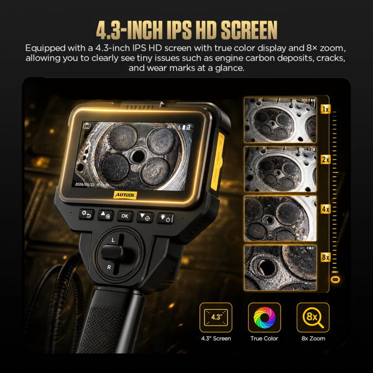 AUTOOL V80 Two-Way Articulating Borescope