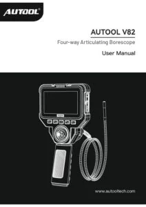 AUTOOL V82 Portada del manual de usuario