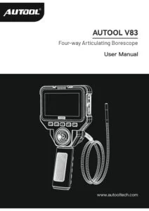 AUTOOL V83 user manual cover
