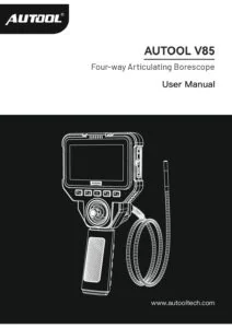AUTOOL V85 Portada del manual de usuario