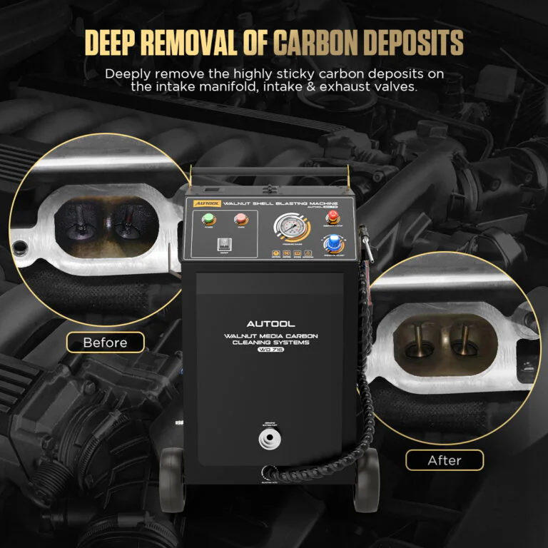 AUTOOL WD716 Walnut Media Carbon Cleaner Systems