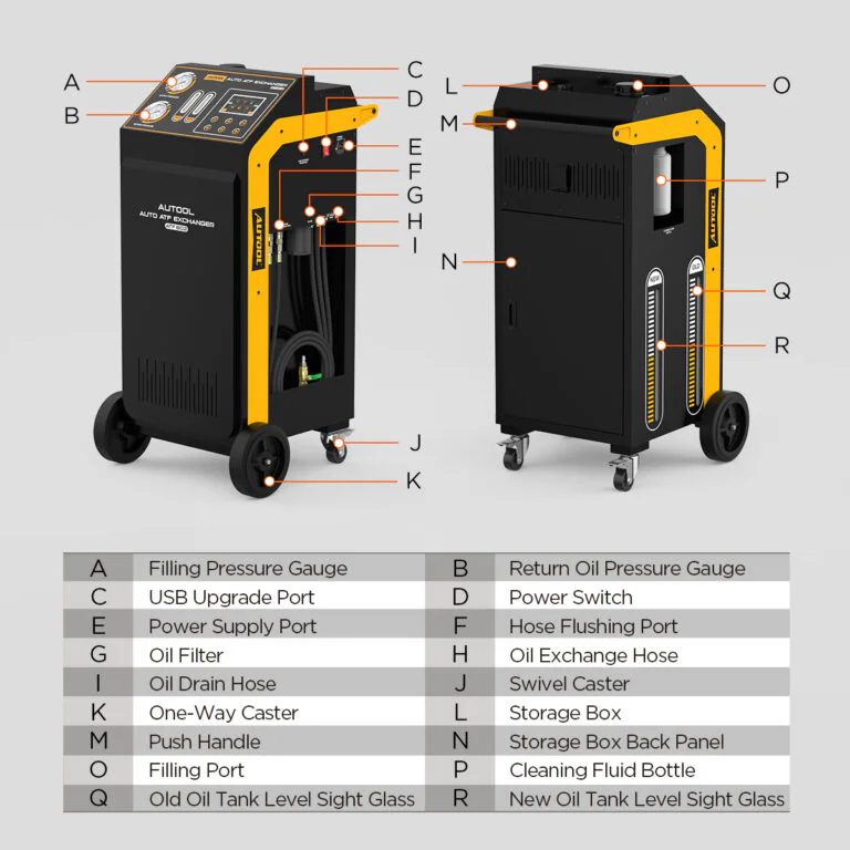 AUTOOL ATF802 Dual-Pump ATF Exchanger