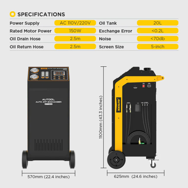 AUTOOL ATF802 Dual-Pump ATF Exchanger