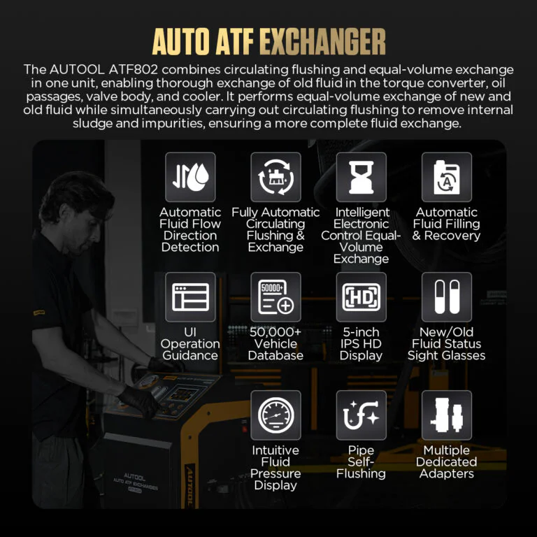 AUTOOL ATF802 Dual-Pump ATF Exchanger