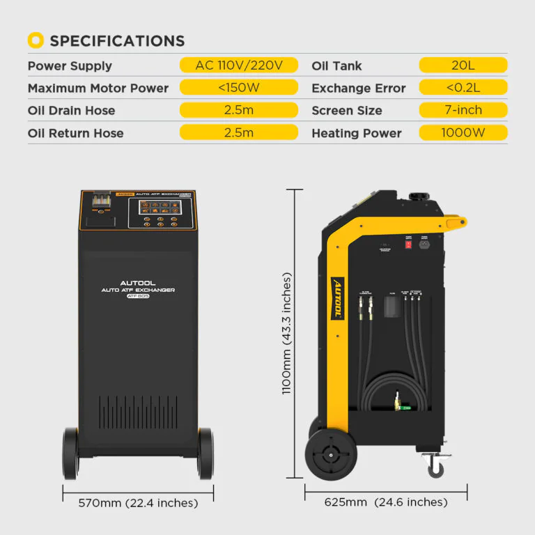 AUTOOL ATF805 Fully Automatic ATF Exchanger