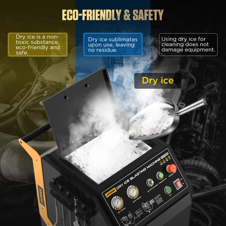 AUTOOL HTS828 Automotive Dry Ice Cleaning Machine