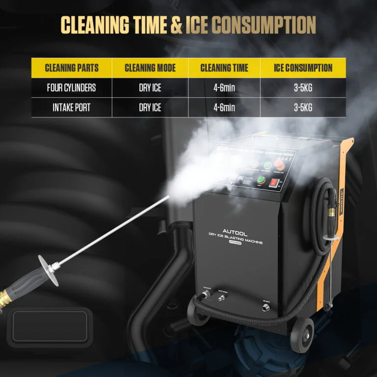 AUTOOL HTS828 Automotive Dry Ice Cleaning Machine