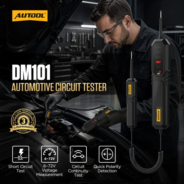 AUTOOL DM101 6-72V Automotive Circuit Tester