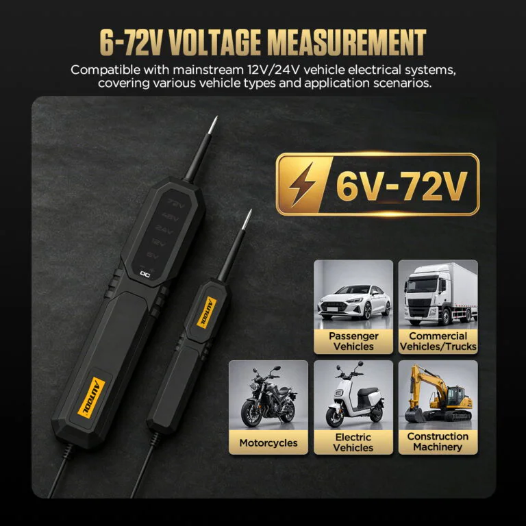 AUTOOL DM101 6-72V Automotive Circuit Tester