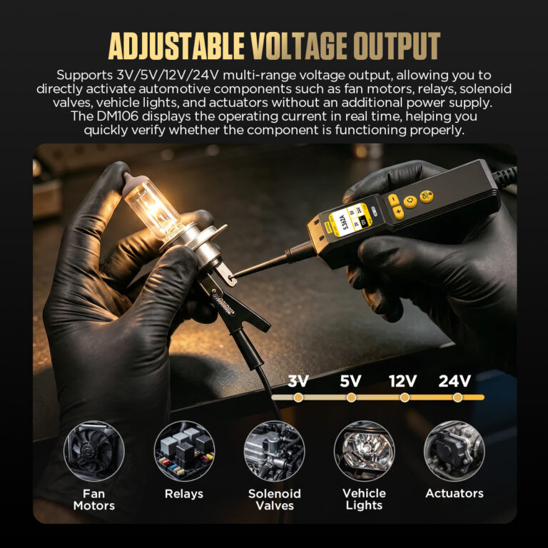 AUTOOL DM106 6-72V Automotive Circuit Tester