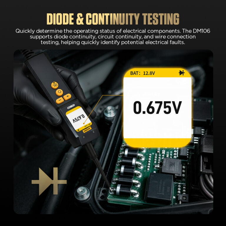 AUTOOL DM106 6-72V Automotive Circuit Tester