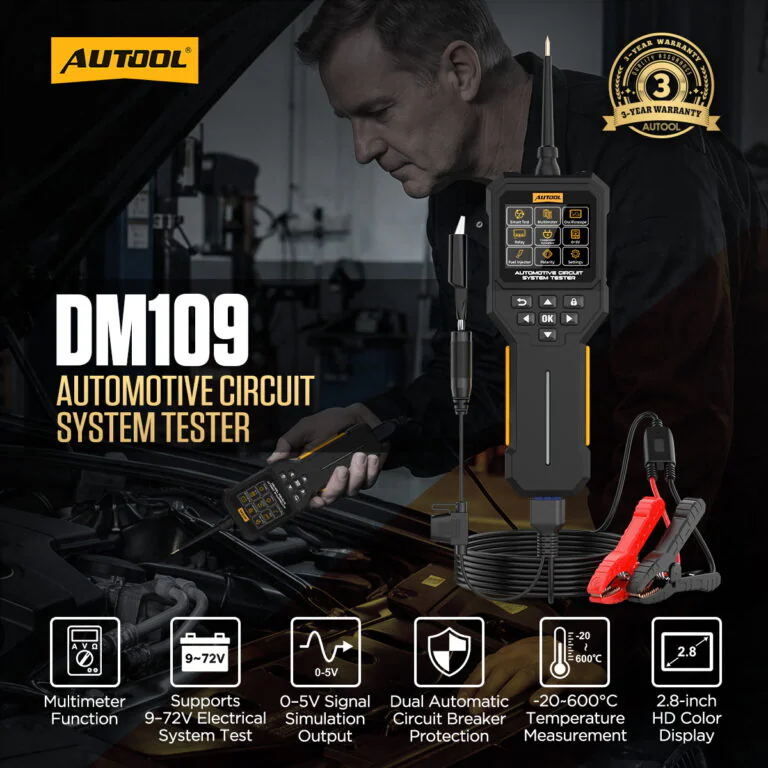 AUTOOL DM109 Automotive Circuit System Tester