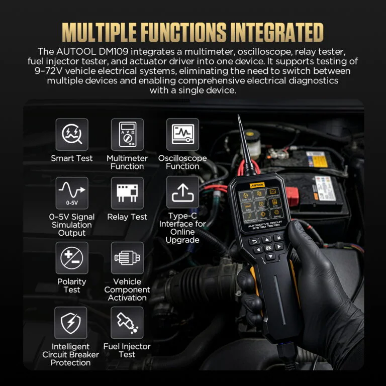 AUTOOL DM109 Automotive Circuit System Tester