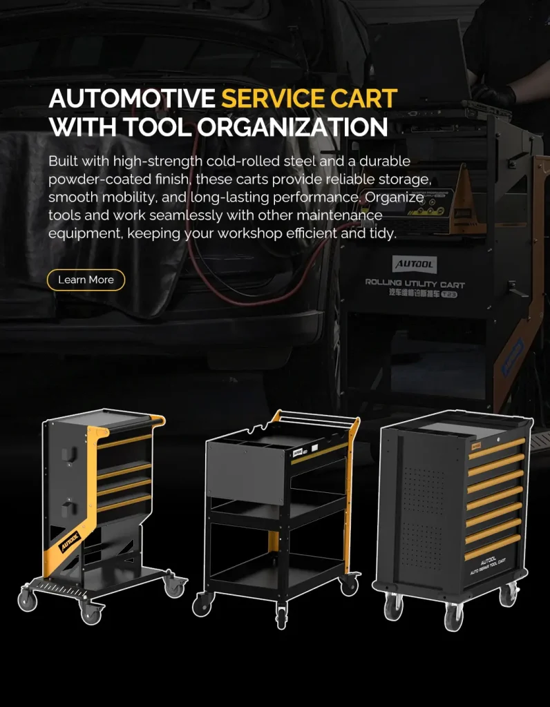 Tool organizer cart