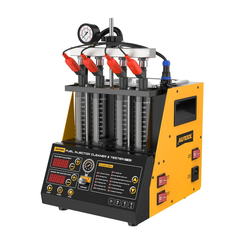 AUTOOL CT160 4-Cylinder Heated Fuel Injector Cleaner and Tester