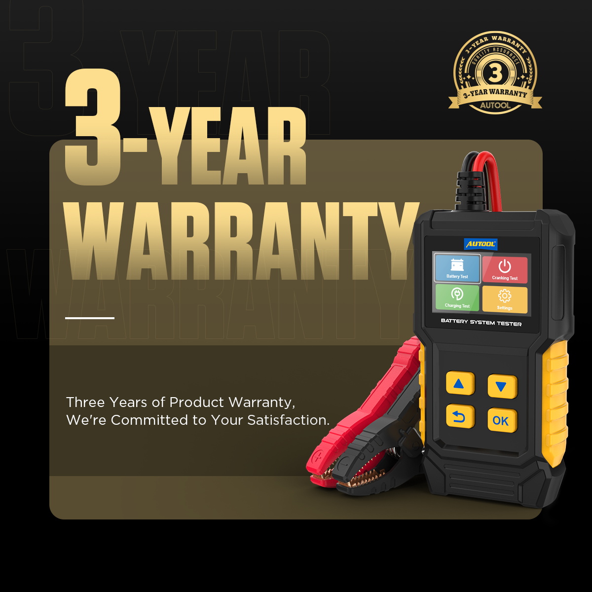 AUTOOL BT360 battery system tester 3 year warranty image