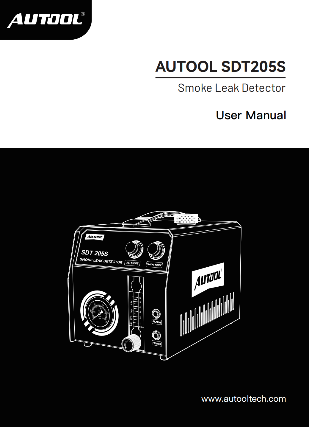 AUTOOL SDT205S Multi-Language User Manual preview