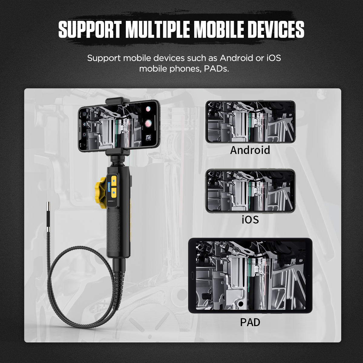 AUTOOL SVB302 support for Android iOS phones and tablets