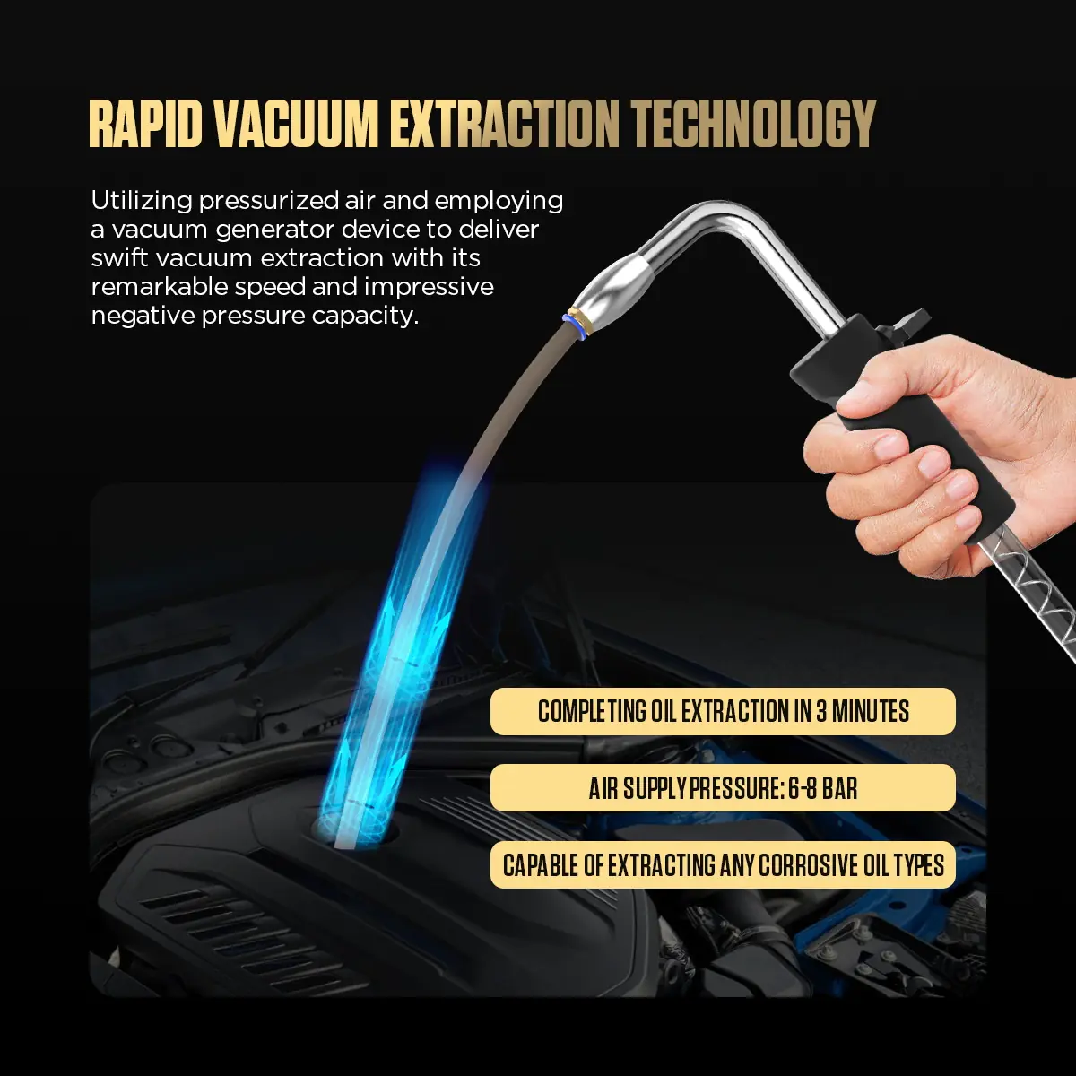 AUTOOL OD760 rapid vacuum extraction technology 6 to 8 bar feature image