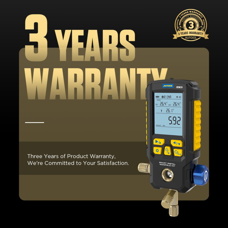 AUTOOL LM130 three-year warranty support