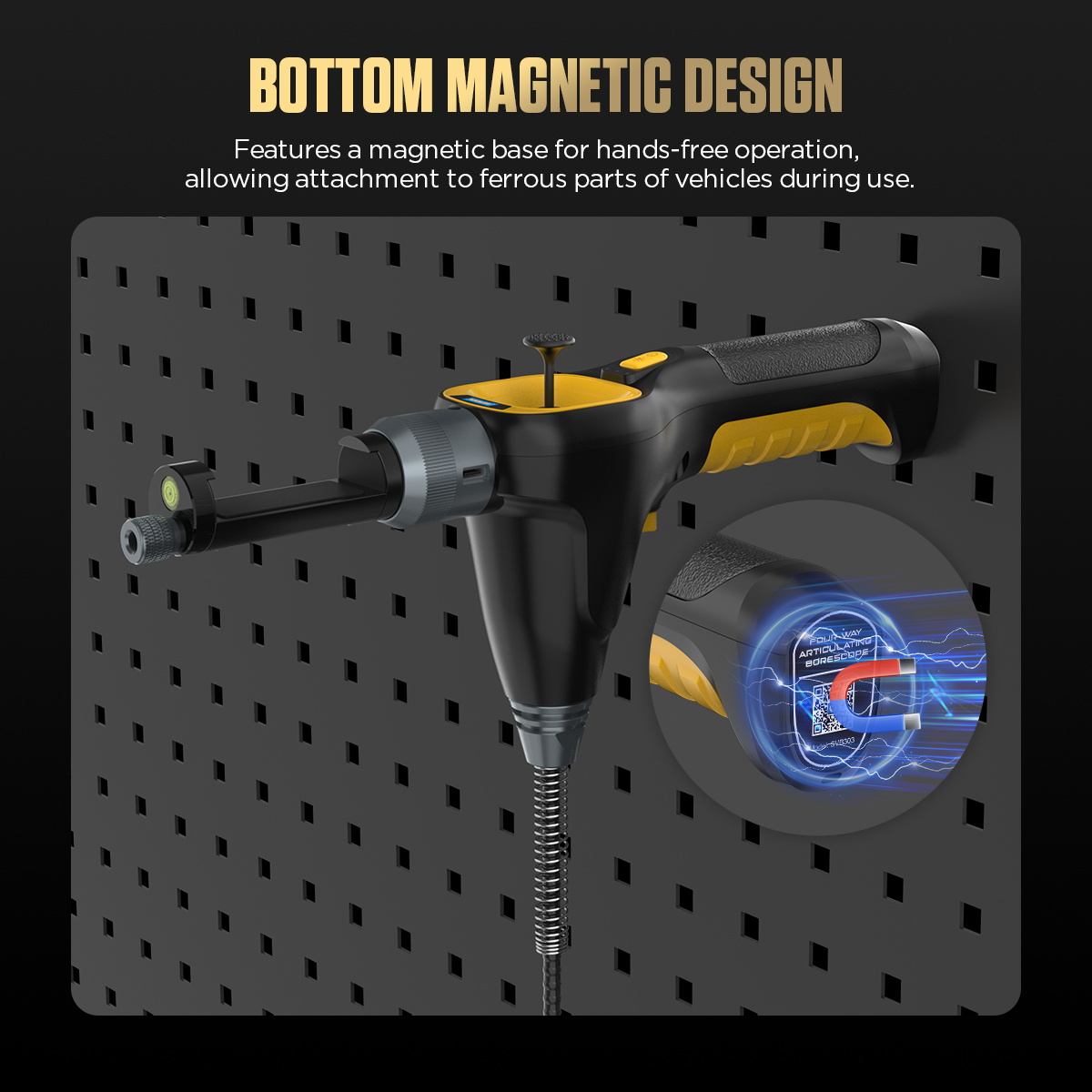 AUTOOL SVB303 bottom magnetic design feature image