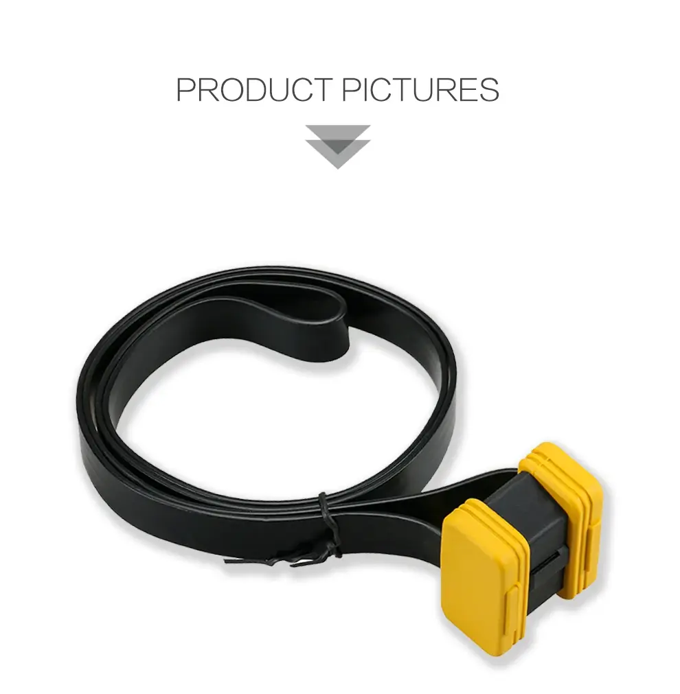 AUTOOL 100cm OBD2 16-pin male to female flat extension cable main product image