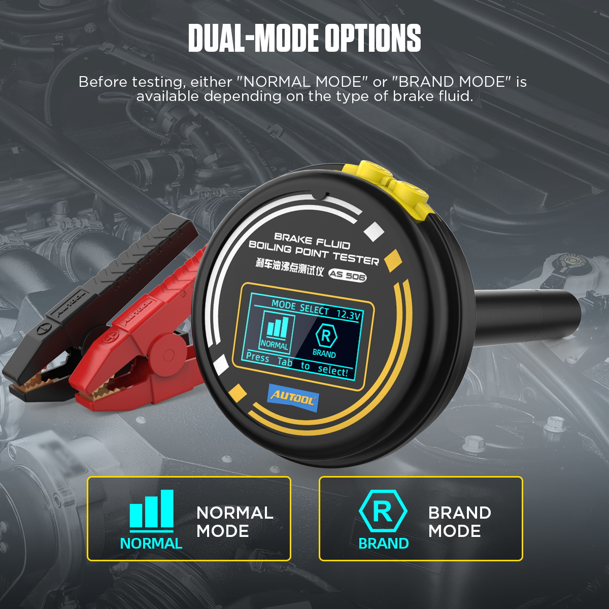 AUTOOL AS506 dual mode options normal mode and brand mode