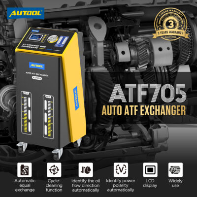 AUTOOL ATF705 auto ATF exchanger selection guide image