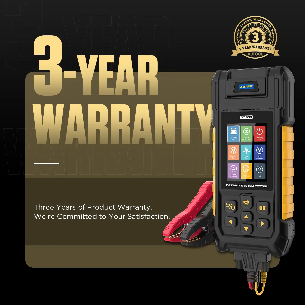AUTOOL BT960 3-year warranty product image
