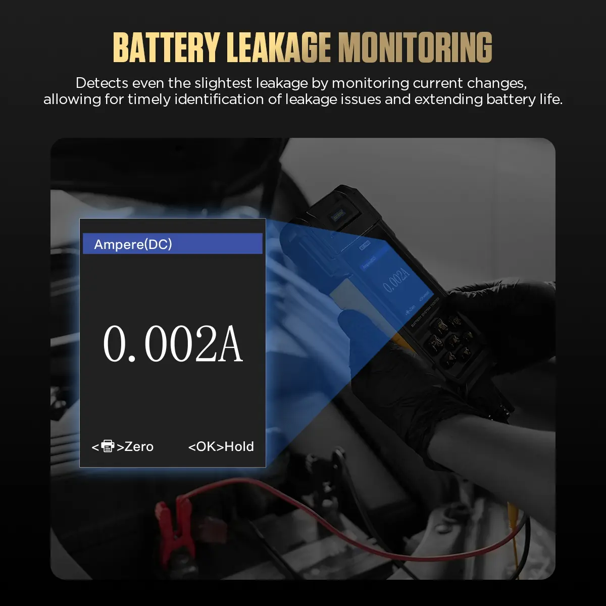 AUTOOL BT960 battery leakage current monitoring function image