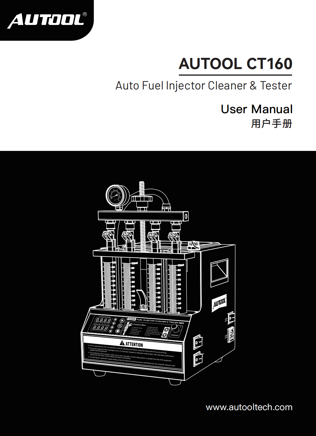 AUTOOL CT160 user manual preview