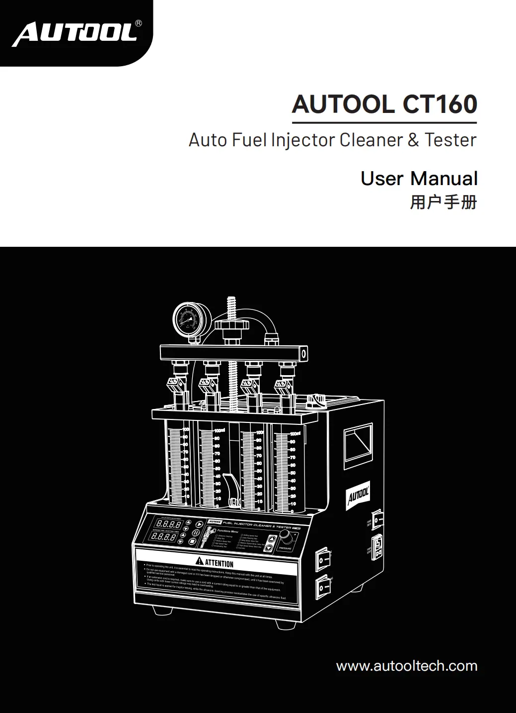 AUTOOL CT160 user manual preview