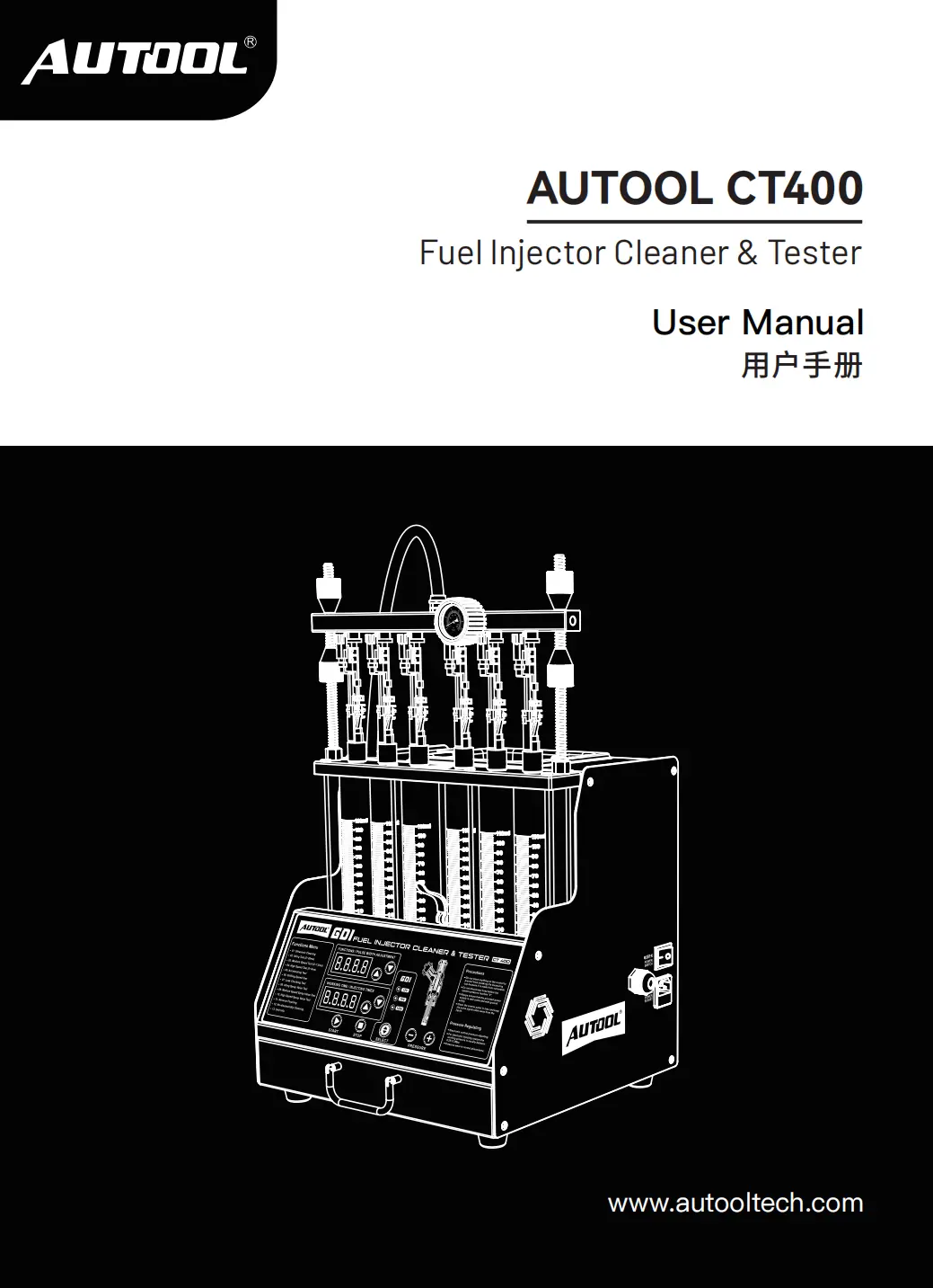 AUTOOL CT400 user manual preview.