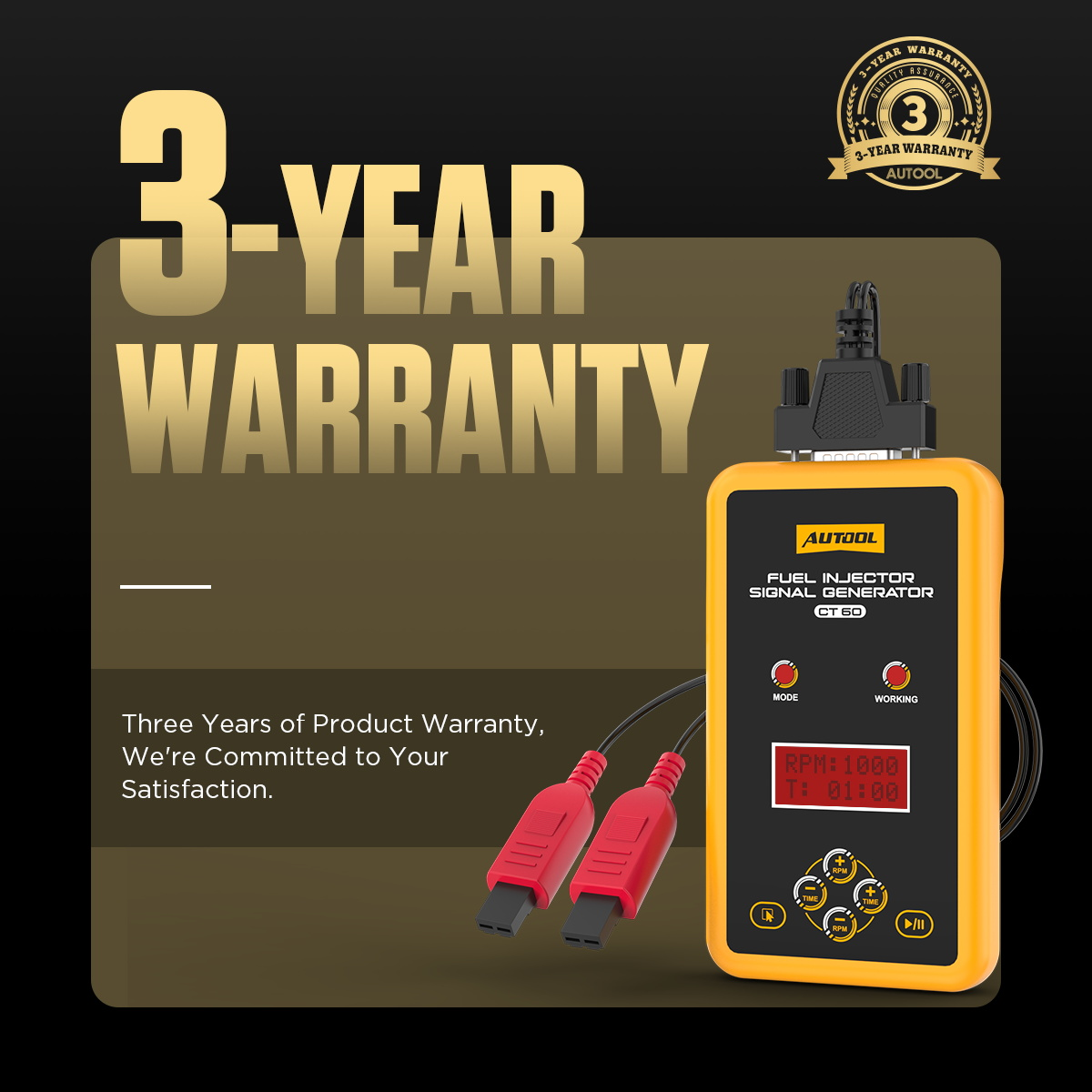 AUTOOL CT60 fuel injector signal generator 3 year warranty image