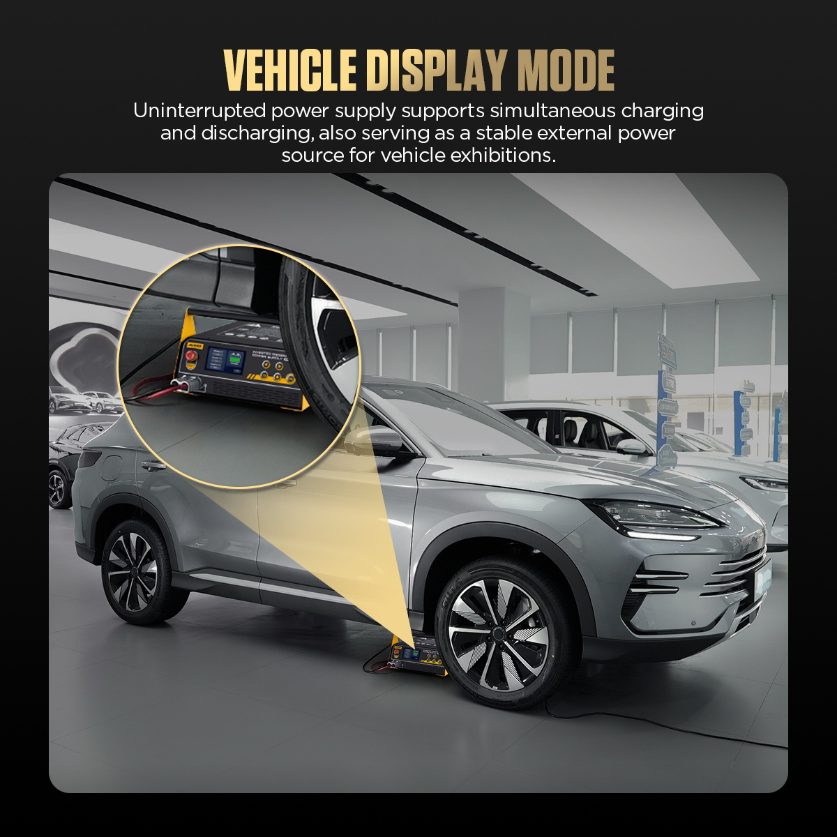 AUTOOL EM385 vehicle display mode feature