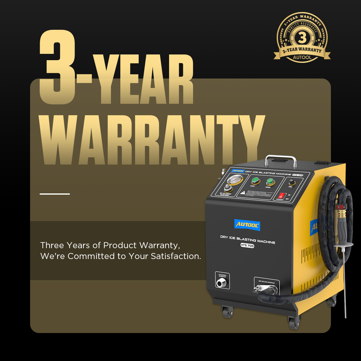 AUTOOL HTS705 three year warranty image