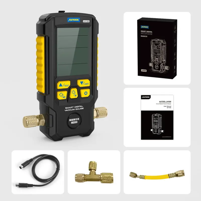 AUTOOL LM100 packing list and package contents