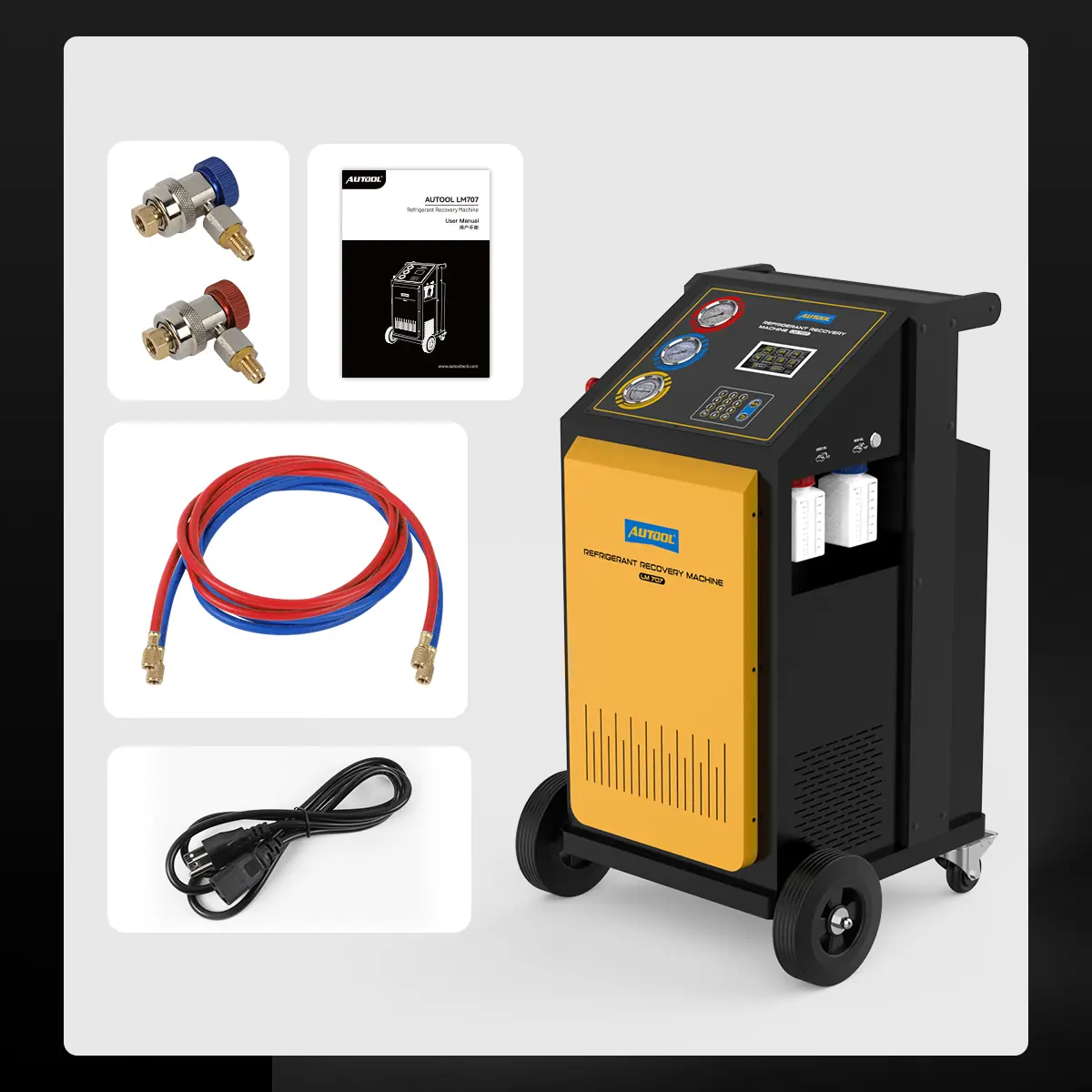 AUTOOL LM707 packing list and package contents