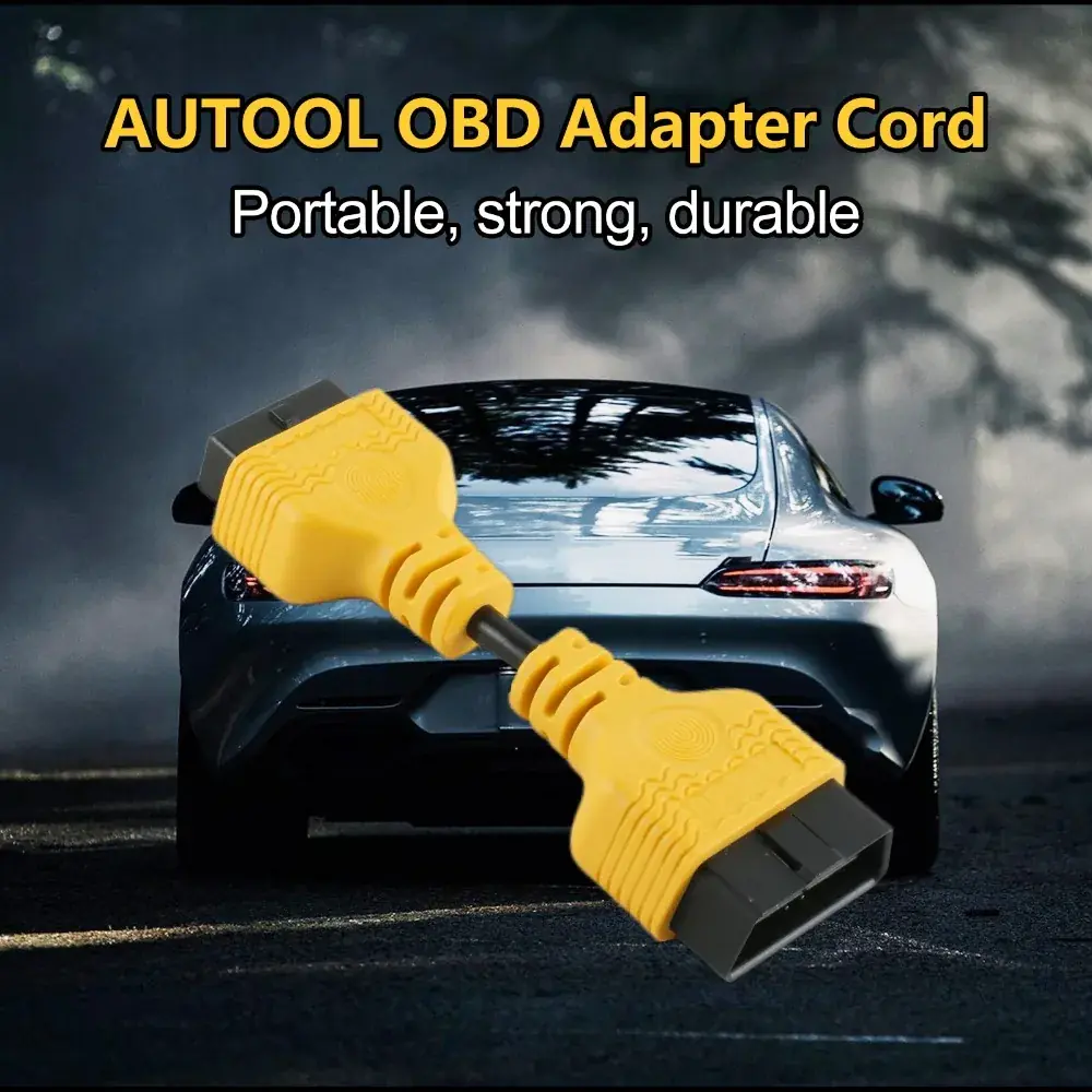 AUTOOL OBD adapter cord for portable and durable diagnostic connection