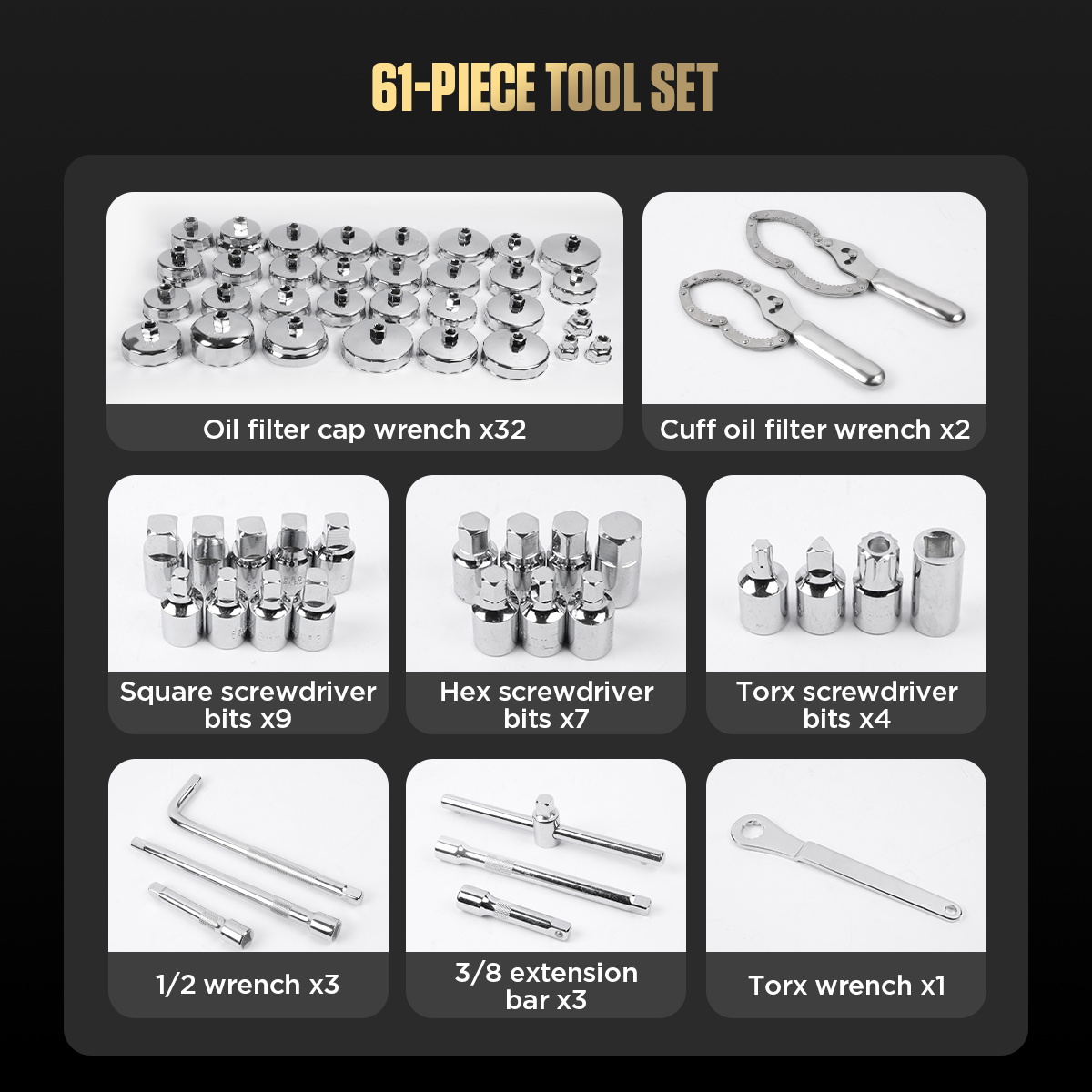 AUTOOL OD760 61-piece tool set image