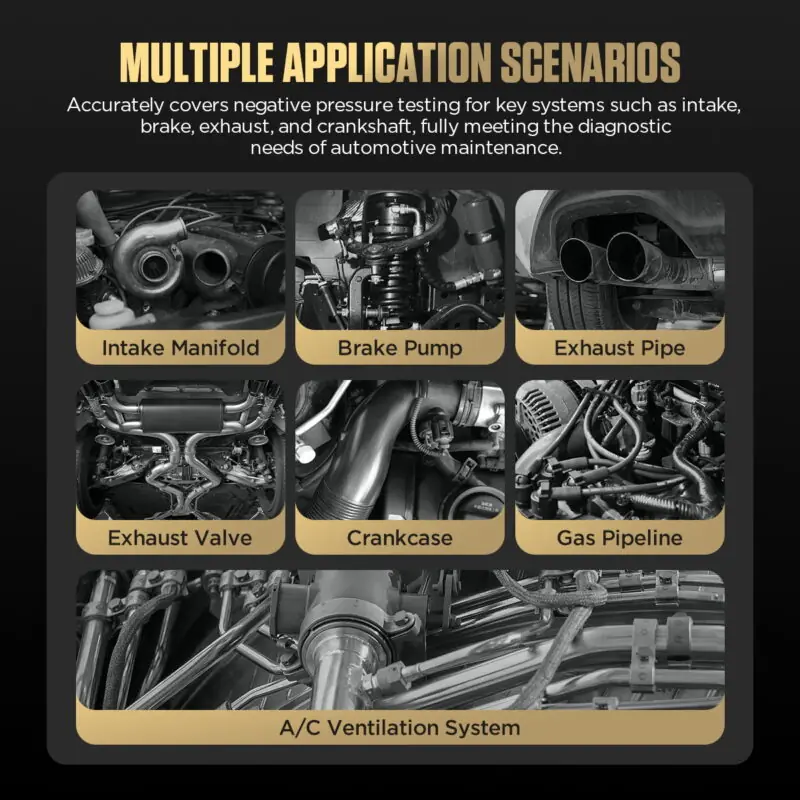 AUTOOL PT502 vacuum pressure gauge application scenarios