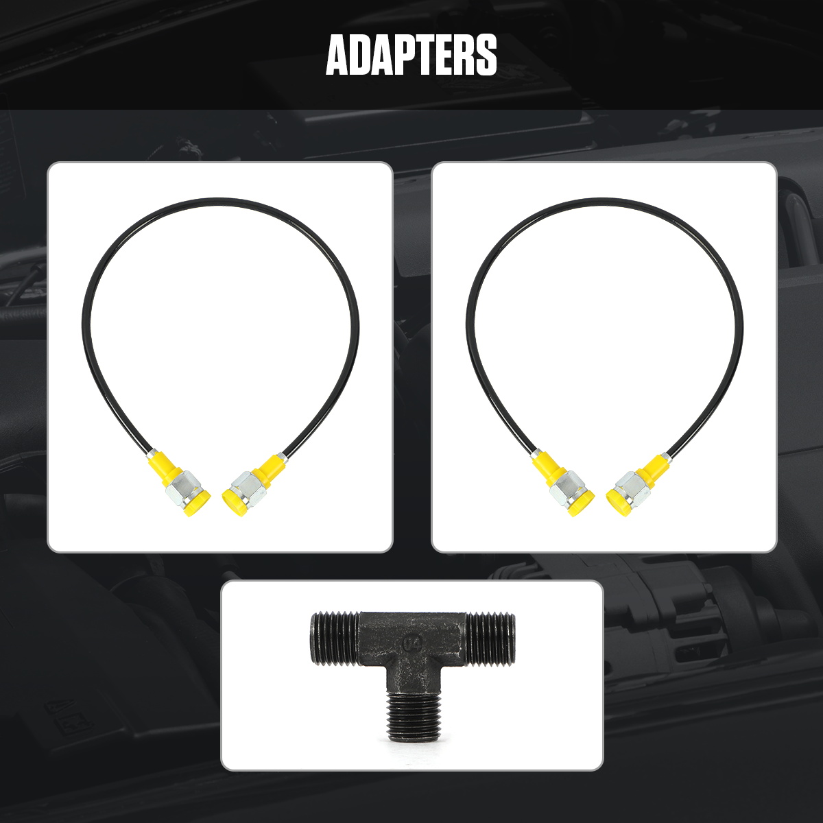 AUTOOL PT640 adapter hoses and T connector image