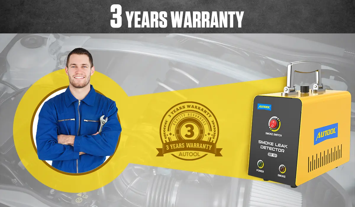 AUTOOL SDT101 three years warranty support image