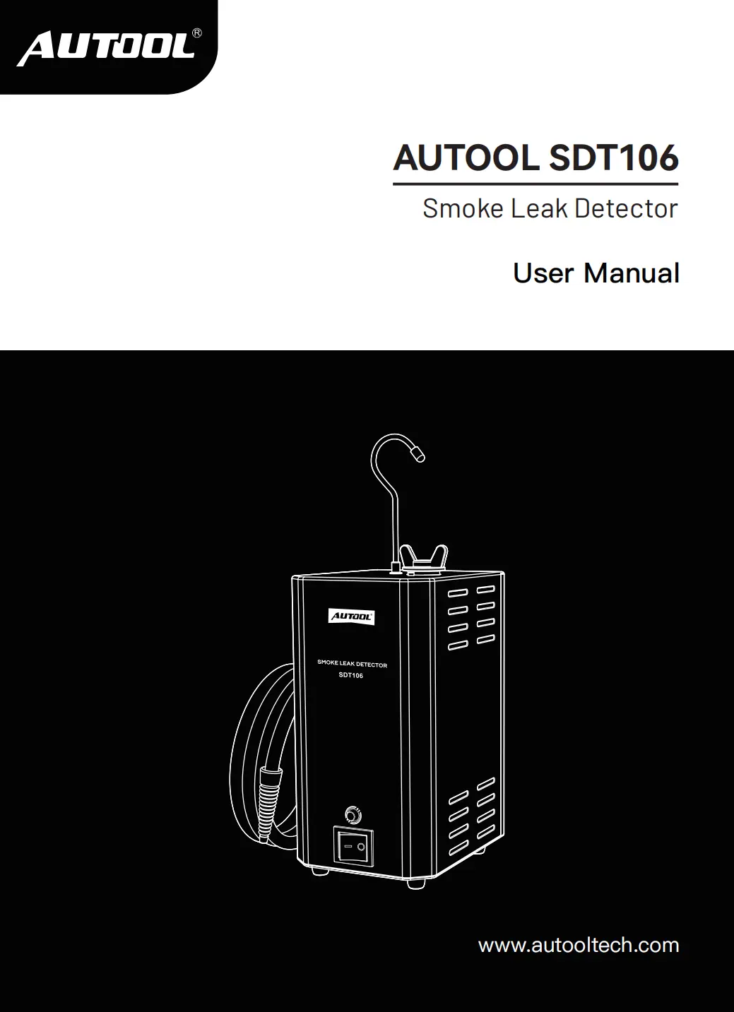 AUTOOL SDT106 user manual preview