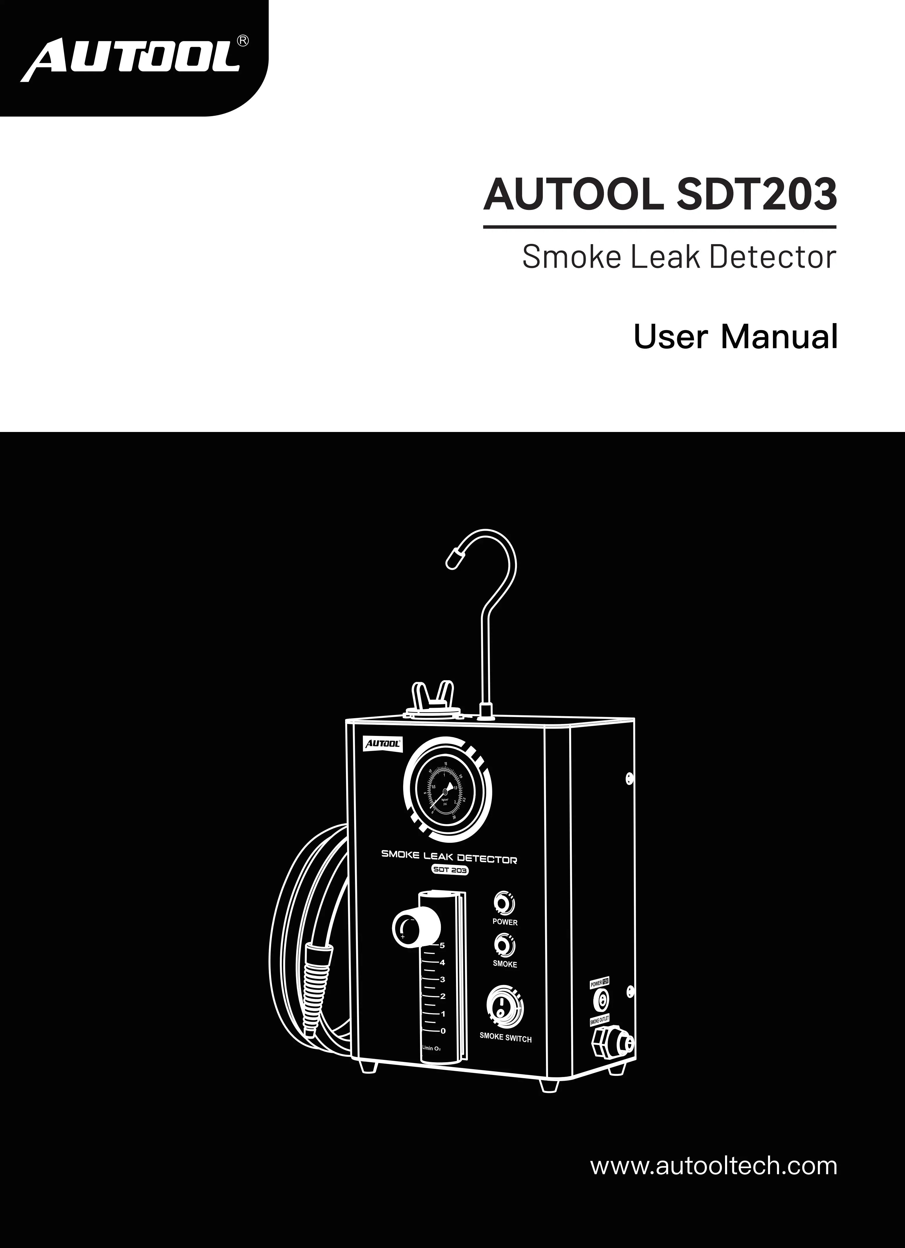 AUTOOL SDT203 user manual preview