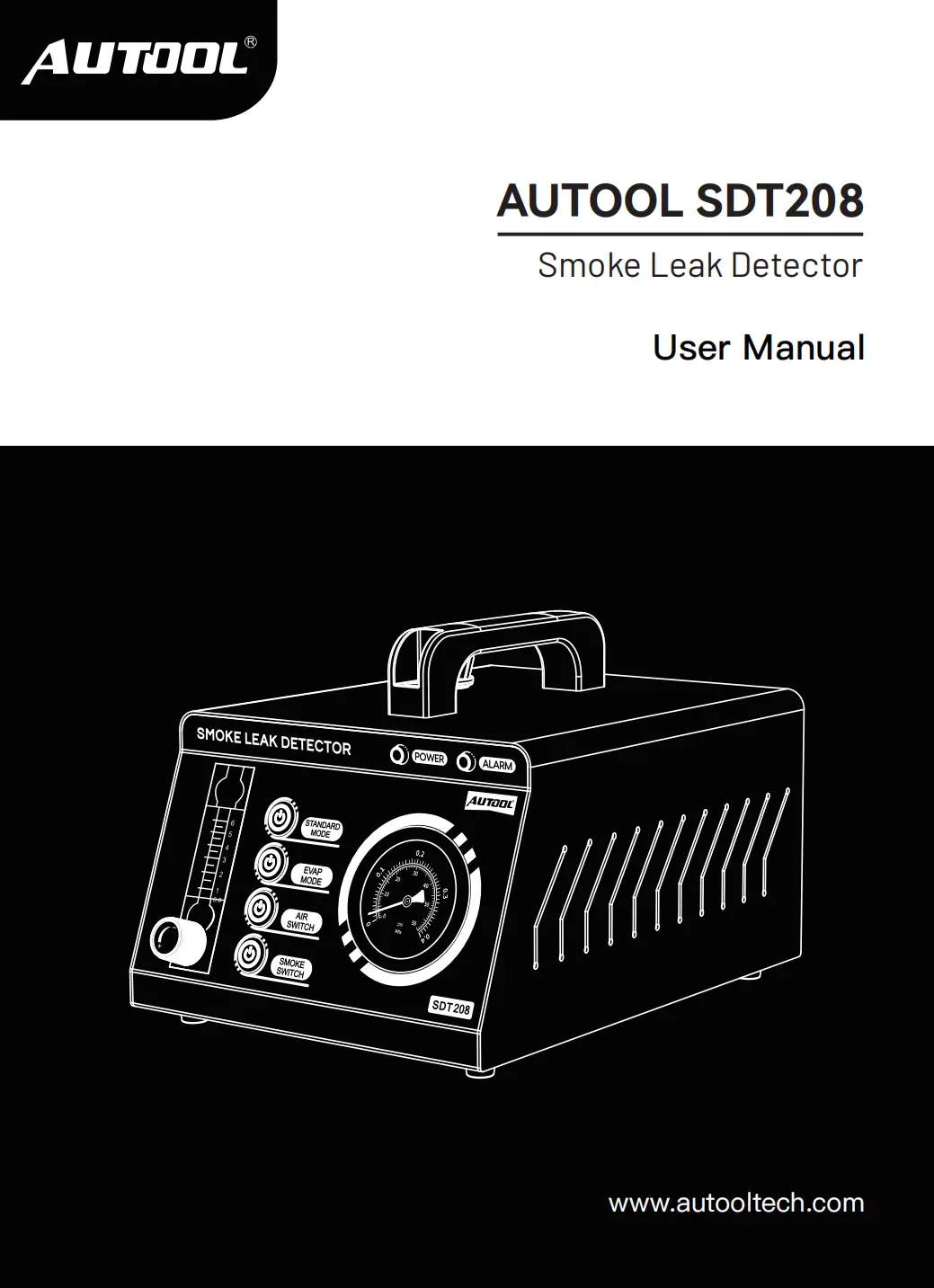 AUTOOL SDT208 English user manual preview